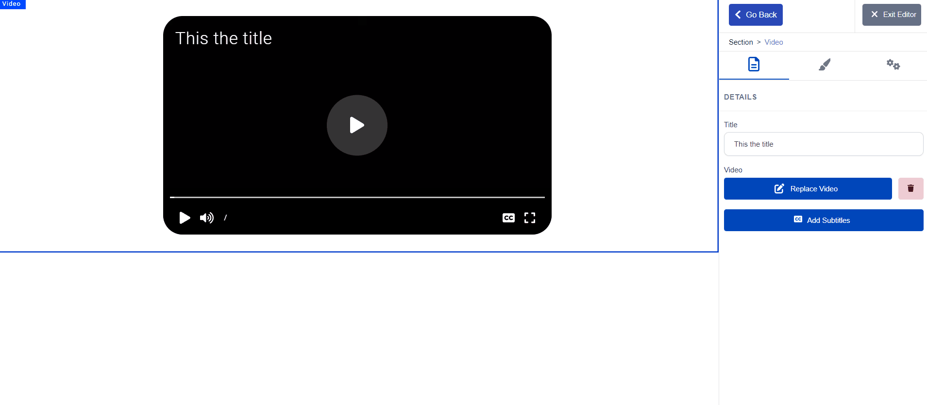 Video