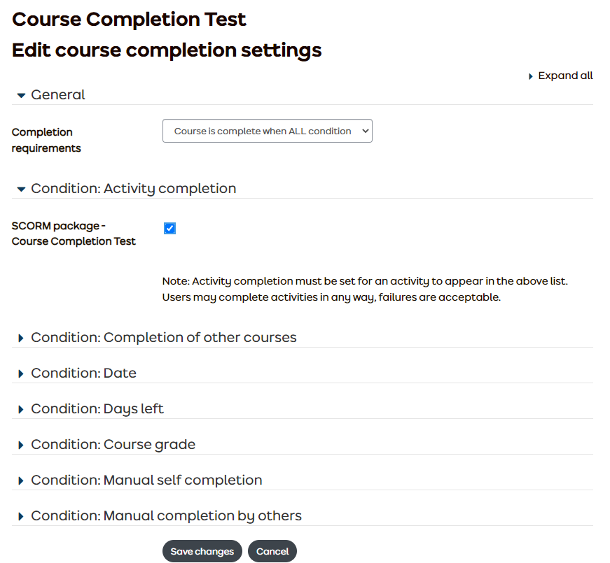 Course Completion items selected.png